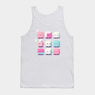 Adorable Marshmallow Family Tank Top